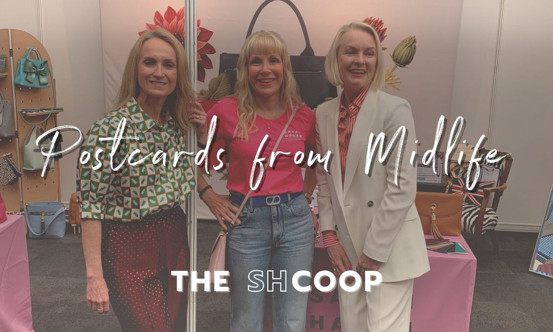 The SHcoop-Postcards from Midlife-Sarah Haran Luxury Italian Leather Handbags