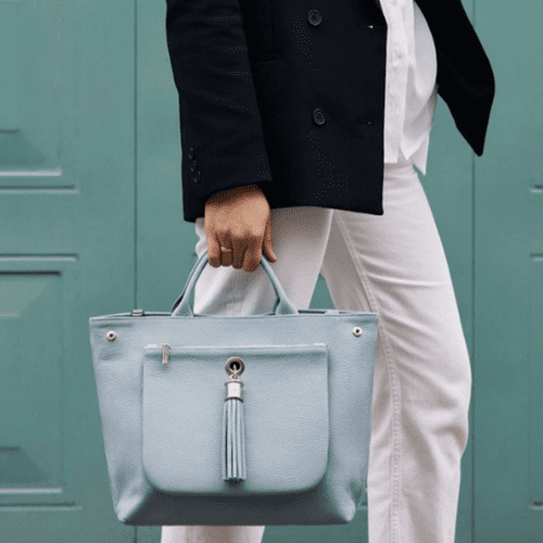 The SHcoop-Pastel Power-Sarah Haran Luxury Italian Leather Handbags