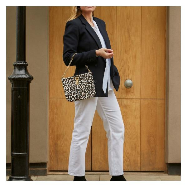 The SHcoop-Hear Me Roar! - Animal Print-Sarah Haran Luxury Italian Leather Handbags