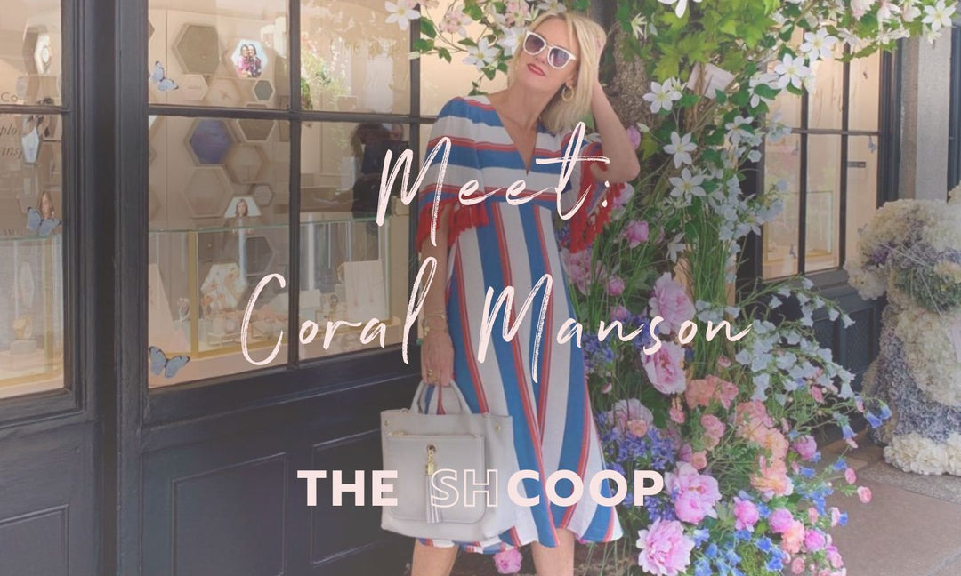 The SHcoop-Meet: Coral Manson-Sarah Haran Luxury Italian Leather Handbags