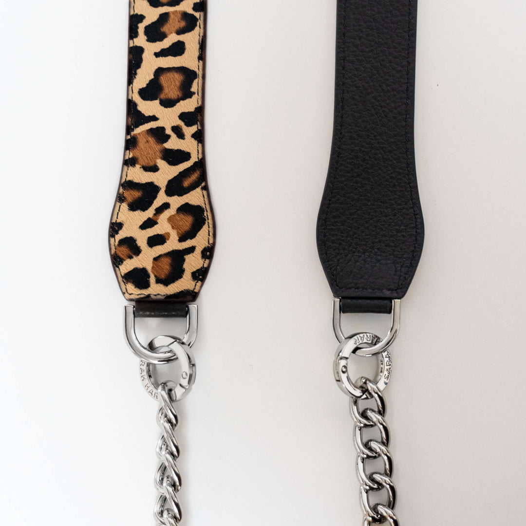 Gemini Strap - Textured-Restyle Accessories-Sarah Haran Accessories-Silver-Black Leopard-Sarah Haran Accessories