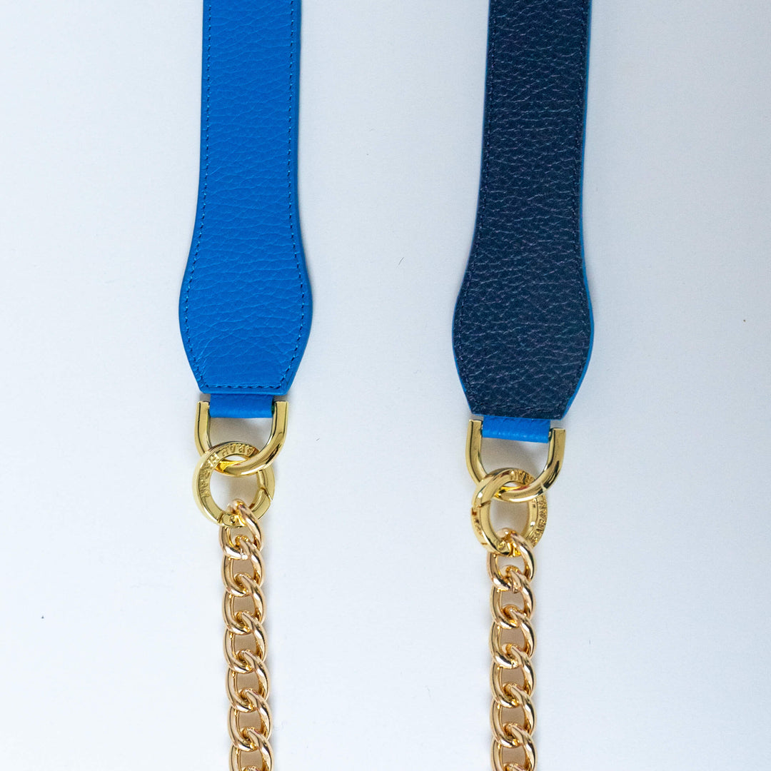 Gemini Strap - Textured-Restyle Accessories-Sarah Haran Accessories-Gold-Bright Blue Space-Sarah Haran Accessories