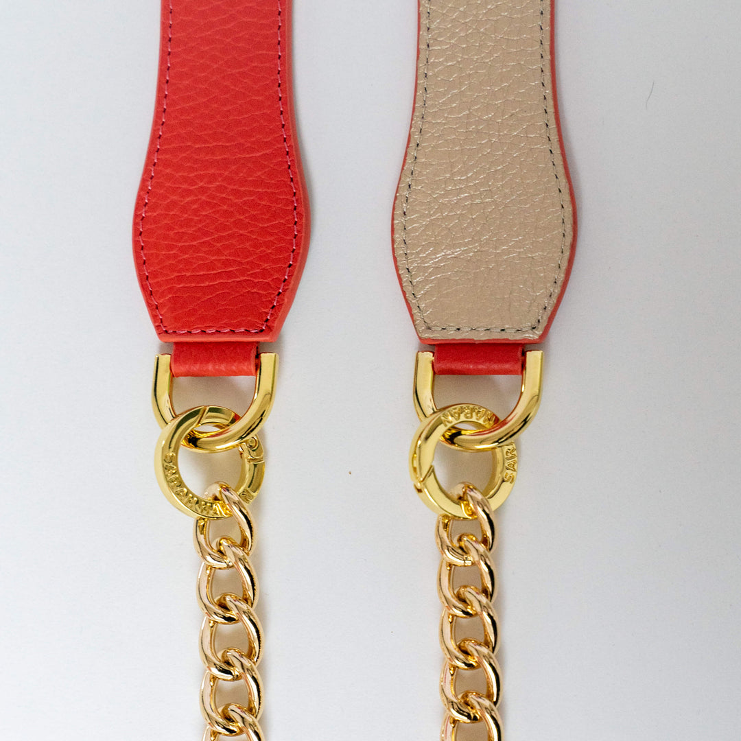 Gemini Strap - Textured-Restyle Accessories-Sarah Haran Accessories-Gold-Coral Soft Metallic Gold-Sarah Haran Accessories