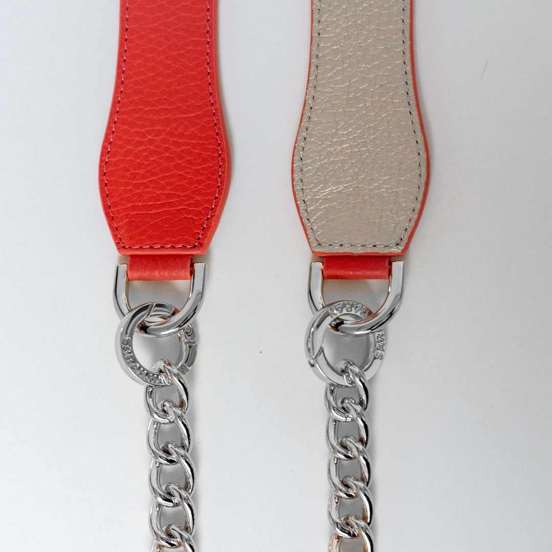 Gemini Strap - Textured-Restyle Accessories-Sarah Haran Accessories-Silver-Coral Soft Metallic Gold-Sarah Haran Accessories