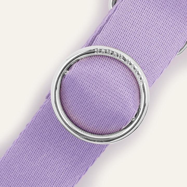 Lilac River Strap with Silver hardware detail| P09-S