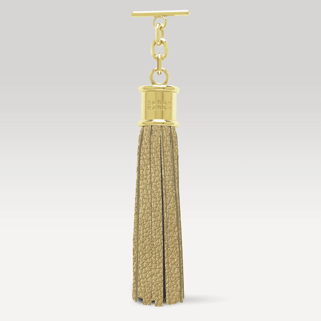 Capsule Tassel - Textured-Restyle Accessories-Sarah Haran Accessories-Gold-Shimmer Metallic Gold-Sarah Haran Accessories