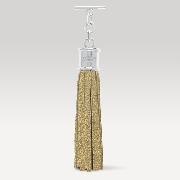 Capsule Tassel - Textured-Restyle Accessories-Sarah Haran Accessories-Silver-Shimmer Metallic Gold-Sarah Haran Accessories