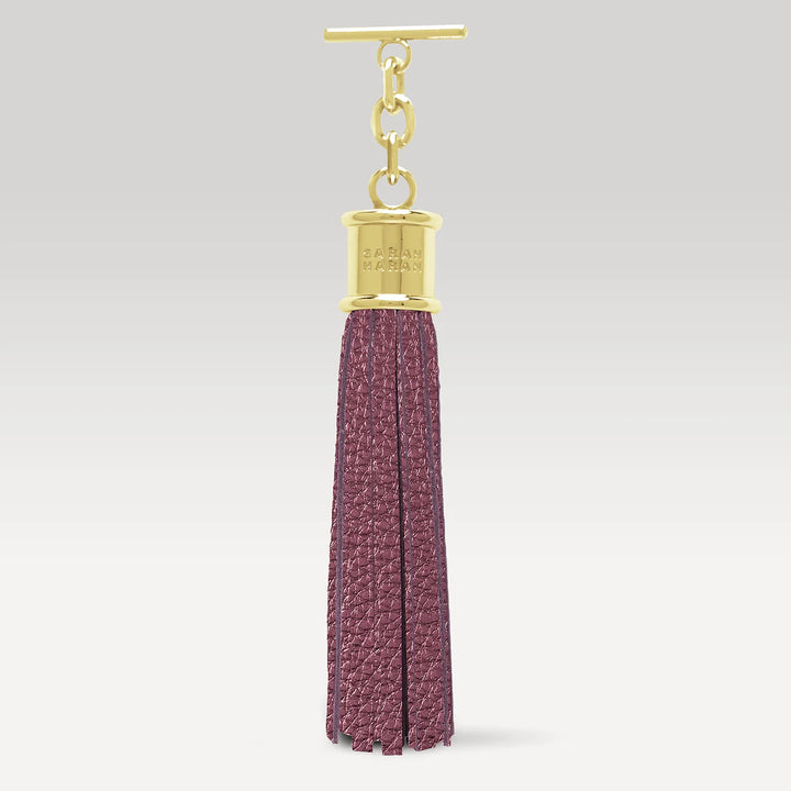 Capsule Tassel - Textured-Restyle Accessories-Sarah Haran Accessories-Gold-Metallic Purple-Sarah Haran Accessories