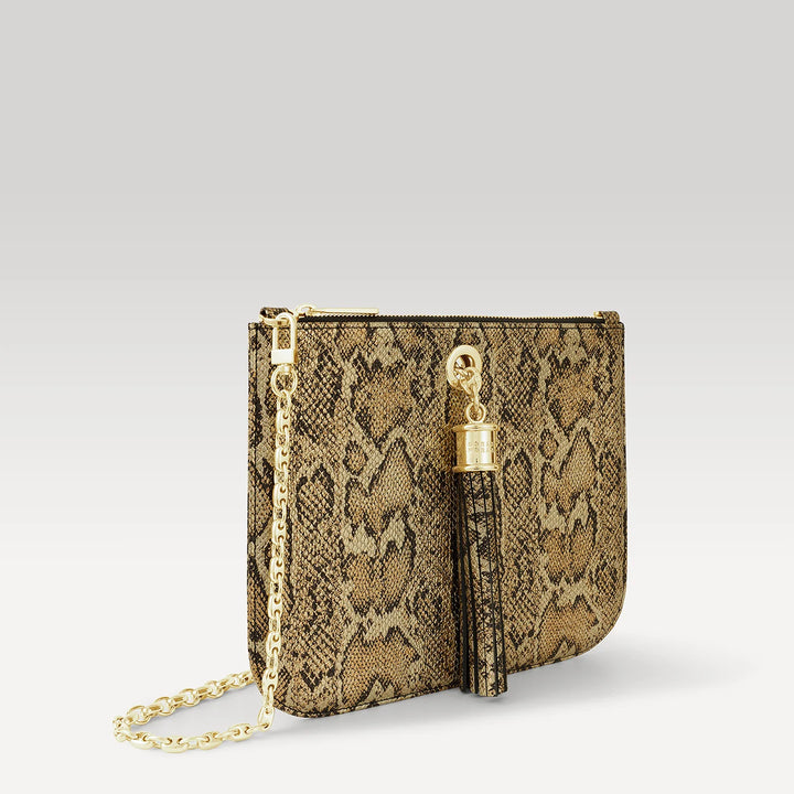 Ivy - Limited Edition-Handbag-Sarah Haran Accessories-Gold-Python Glamour-Sarah Haran Accessories