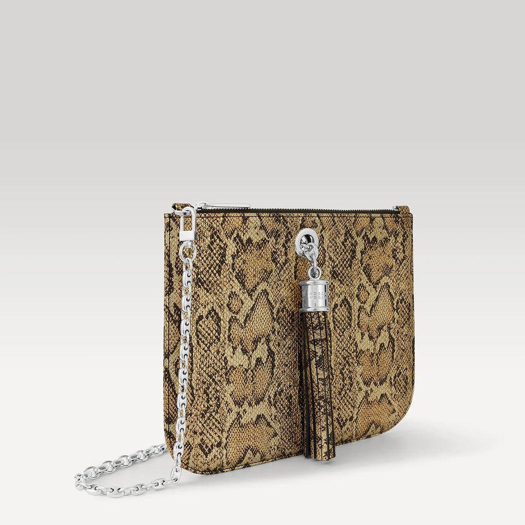 Ivy - Limited Edition-Handbag-Sarah Haran Accessories-Silver-Python Glamour-Sarah Haran Accessories