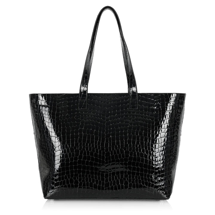 Michelle Zipped Tote - Patent