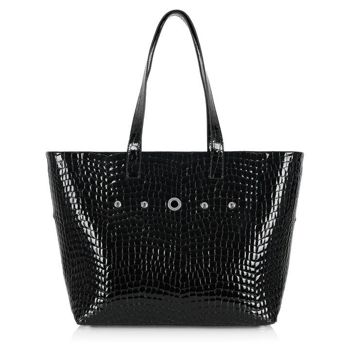 Michelle Zipped Tote - Patent