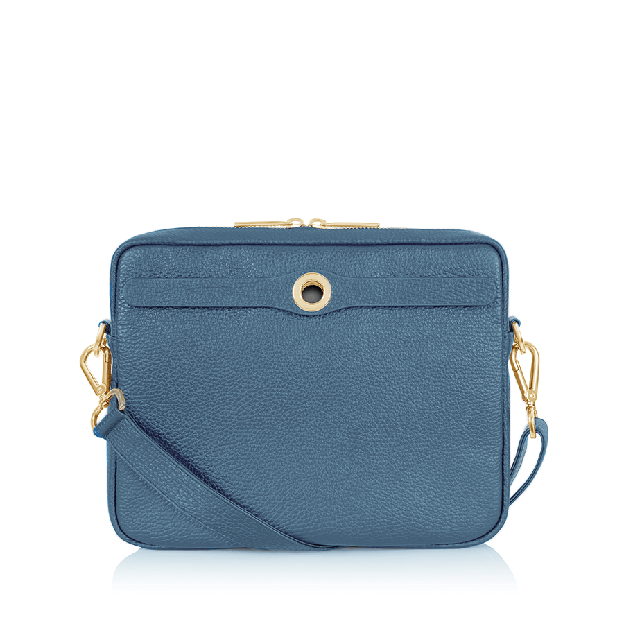 Bluebell Sarah Haran Mia Crossbody with Gold hardware front | U03-G