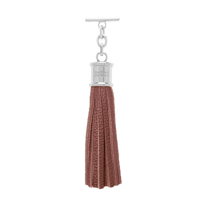 Capsule Tassel - Pop of Colour-Restyle Accessories-Sarah Haran Accessories-Silver-Chocolate-Sarah Haran Accessories